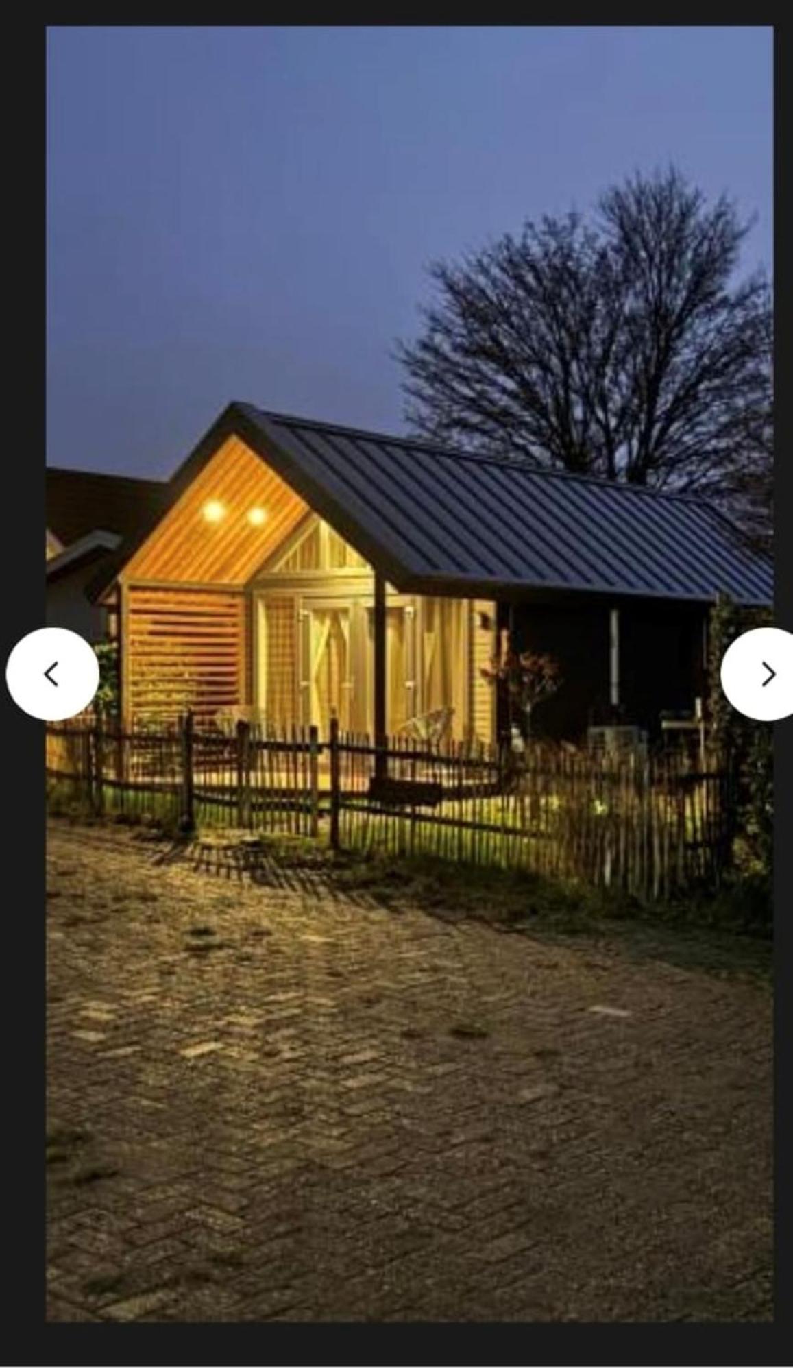 Tiny Haus Auszeit Am See Lathum Esterno foto